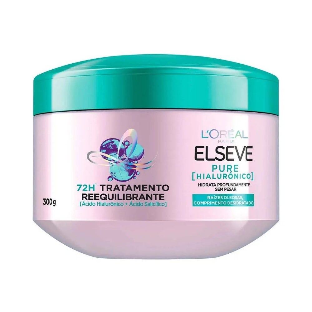 Creme de Tratamento Elseve Pure Hialurônico 300g em Oferta na Shopee