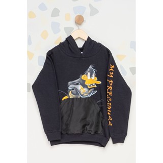 Moletom Juvenil Masculino Patolino x Senhor dos Anéis - Preto