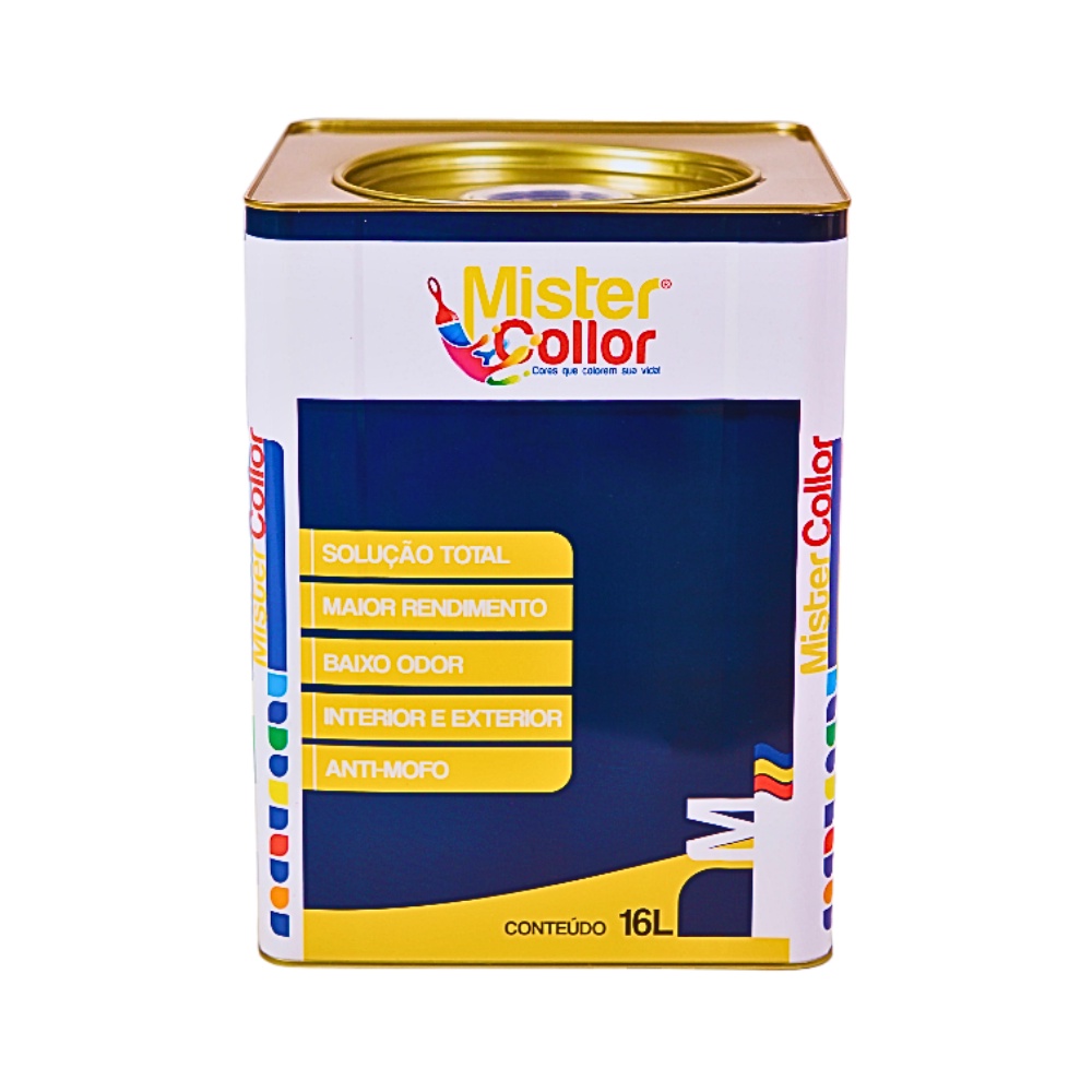Tinta Standard para Paredes - Base Água - 16L - MISTERCOLLOR