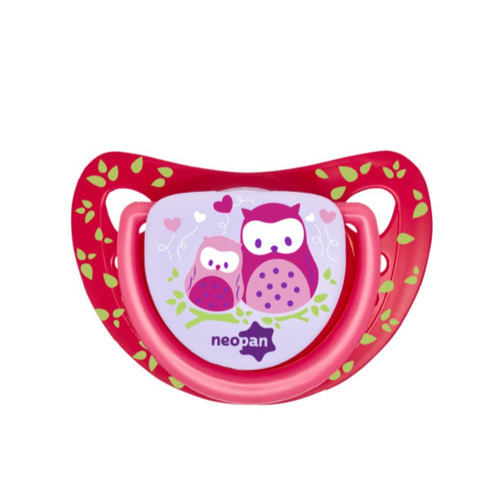 Chupeta Neopan Ortodontico 6m+ Pink/Coruja 4828 em Oferta na Shopee