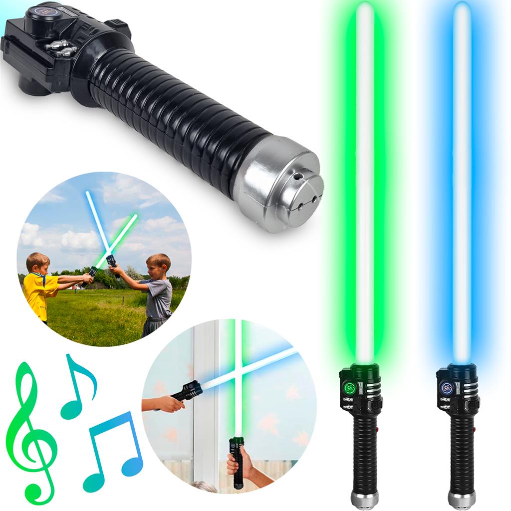 Espada De Luz Sabre Spacewar Star Wars Com Luz E Som A Pilha Brinquedo Fantasia Espacial Cosplay Filme Verde Ou Azul - Art Brink em Oferta na Shopee