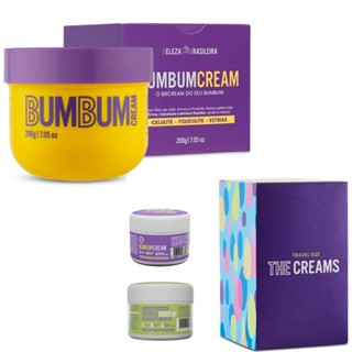 Bumbum Cream + Travel Size Mini Bumbum e Esfrega Ideal Viagem
