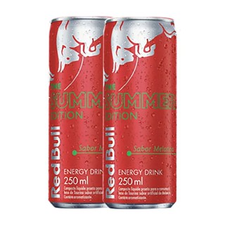 Kit 2 Energético Red Bull The Summer Edition Sabor Melancia 250ml