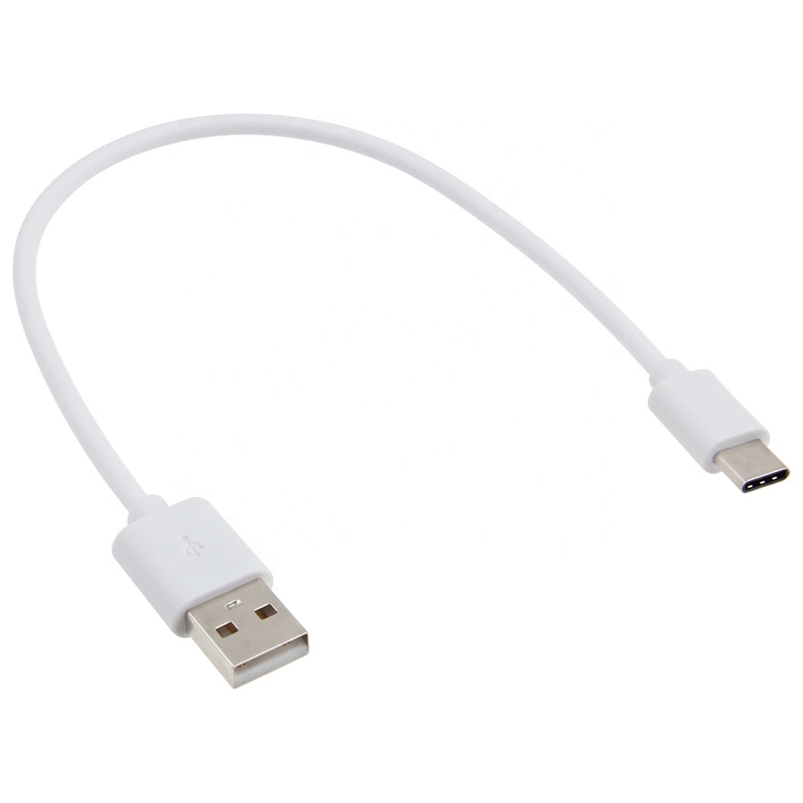 Cabo De Carregamento e Dados Tipo C Type C Curto 20cm Powerbank Reforçado USB-C