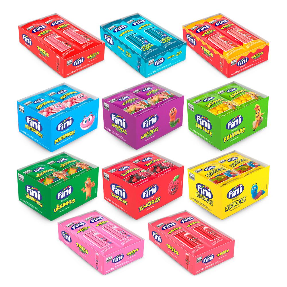 Kit Quero todos 132 pacotes de 15g cada - FINI - Food & Beverages