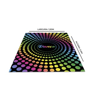 Pista De Danca Dance em lona 1,50 x 2,00m