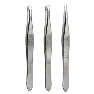 Kit 3 Pinças Profissional Design De Sobrancelhas - Mostra APENAS
