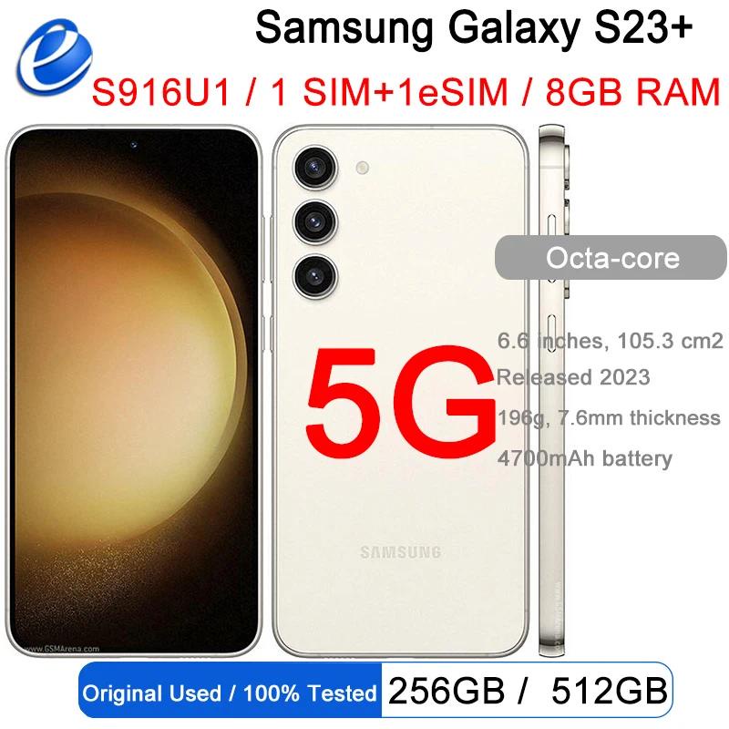 Marca Nova Samsung Galaxy S23 Ultra S23 Plus 5G S916U1 6.6 " ROM 256/512GB RAM 8GB Snapdragon NFC Octa Core Versão Original Android Global Preço Baixo