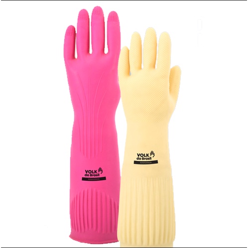 Luva Látex ORIGINAL Ranhurada  Volk - Modelo 2025 Com CA