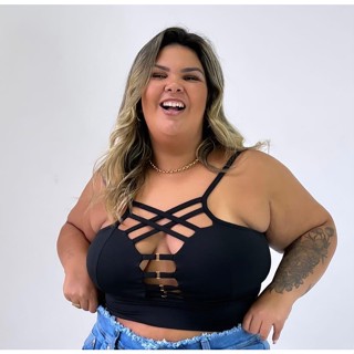 Cropped Suplex Plus Size
