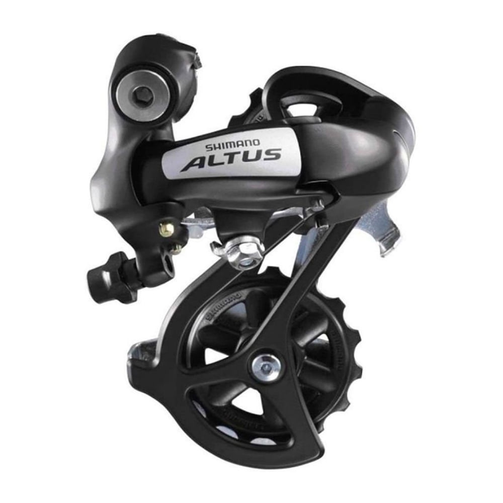 Câmbio Traseiro Shimano Altus 7/8v Preto Bike Bicicleta Preto