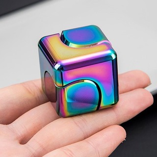 Giroscópio de Metal Anti-stress Cubo Giratório para Adultos Viagem e Escritório em Oferta na Shopee