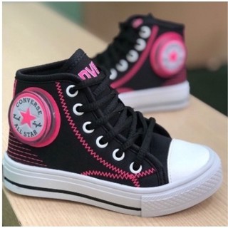 Bota All Star Infantil com LED botinha para menina e menino converse grande promoção