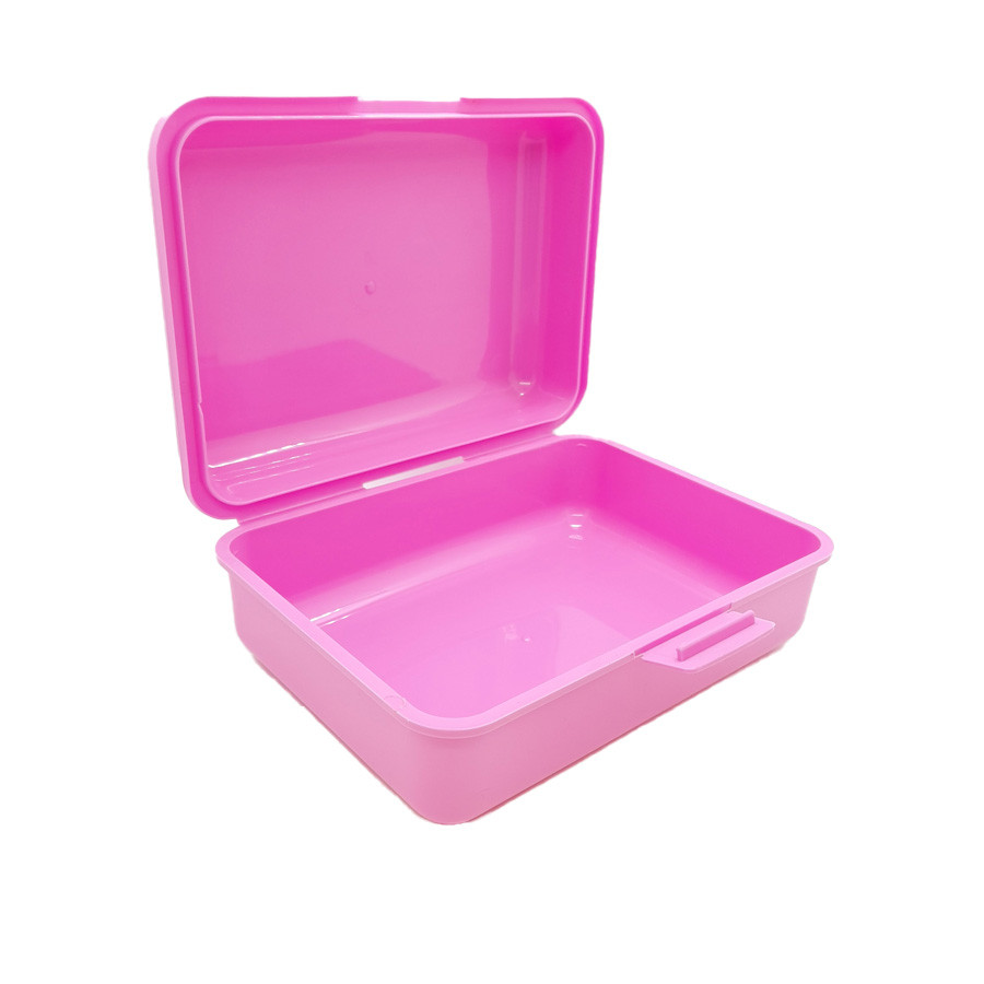 Caixinha Lembrancinha Plástica Rosa 18x13x7cm - 1 unidade - Rizzo