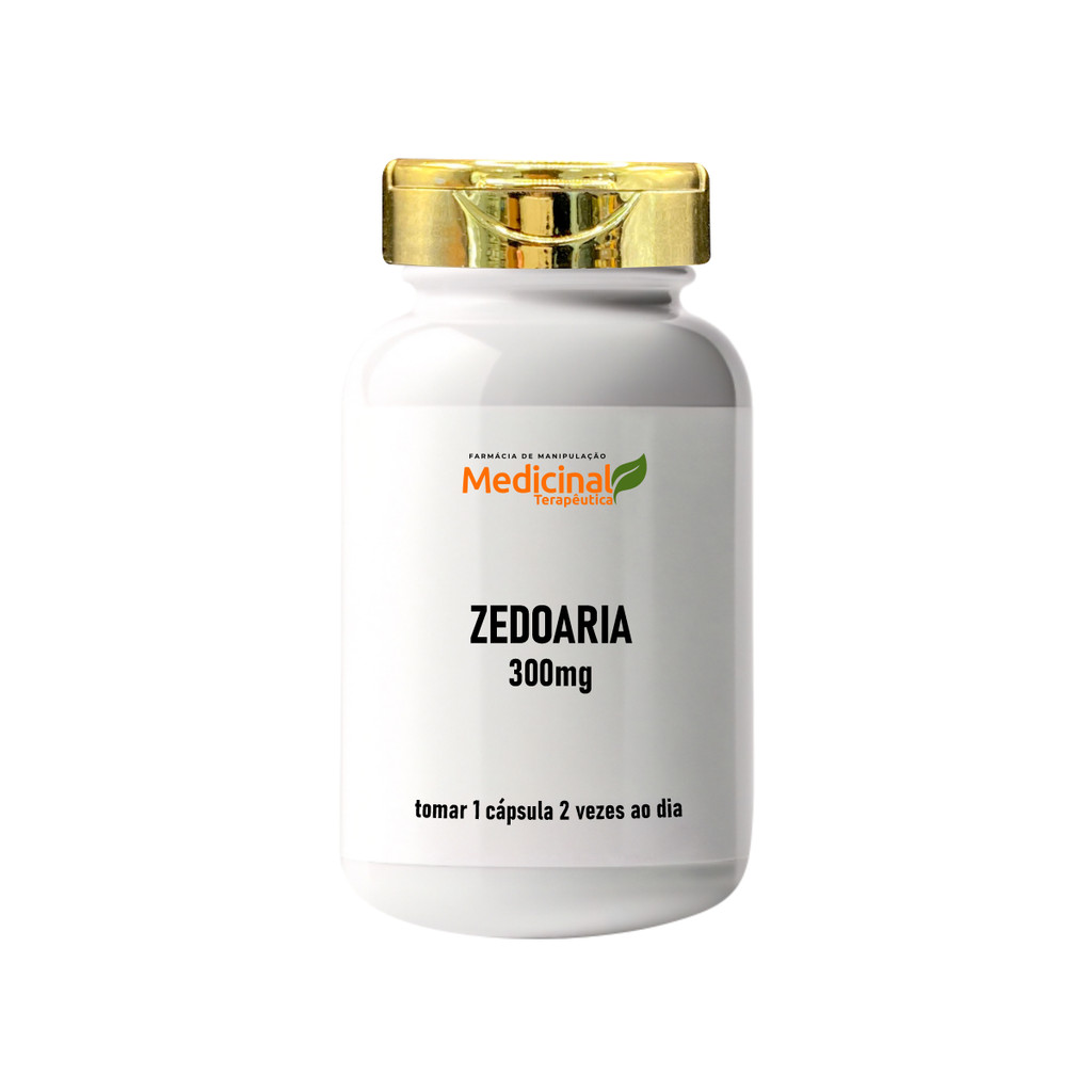 Zedoaria 300mg 60 Cápsulas Medicinal