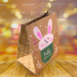 10~40 SACOLA PÁSCOA G POCKET 23,5 X 17 X 28 - REF:5062 (LC) (PASCOA LC OUTLET) (CHOCO)