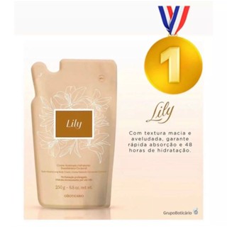 REFIL da lili creme 300ml hidratante acetinado para corpo desodorante envio imediato lily lulli em Oferta na Shopee