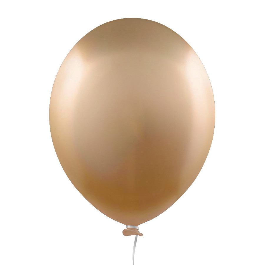 Balão de Festa Alumínio - Dourado - Happy Day - Rizzo em Oferta na Shopee