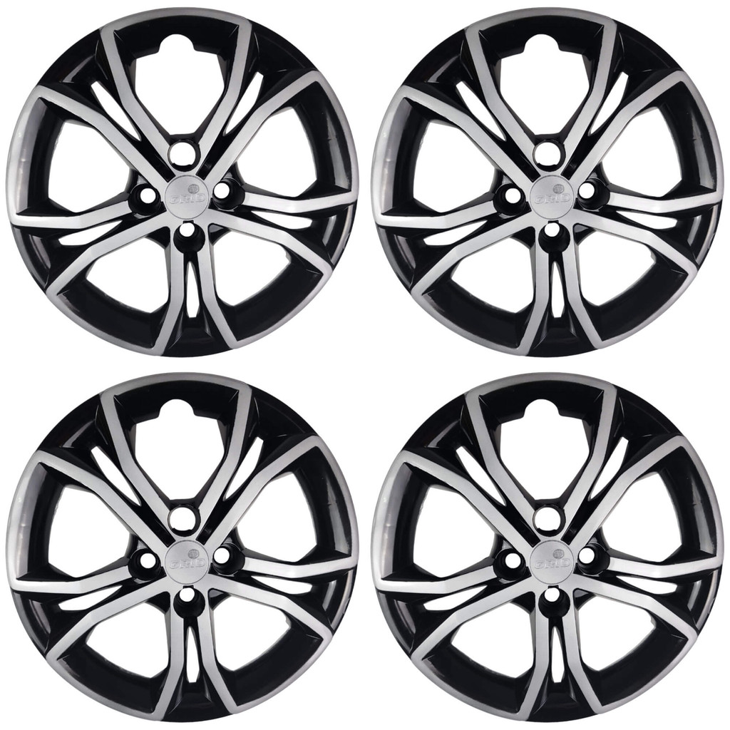 Calota Aro 15" Preto/Prata Mod Argo 2023 (Jogo c/ 4 Calotas) Grid - 297CP-PBP-E em Oferta na Shopee