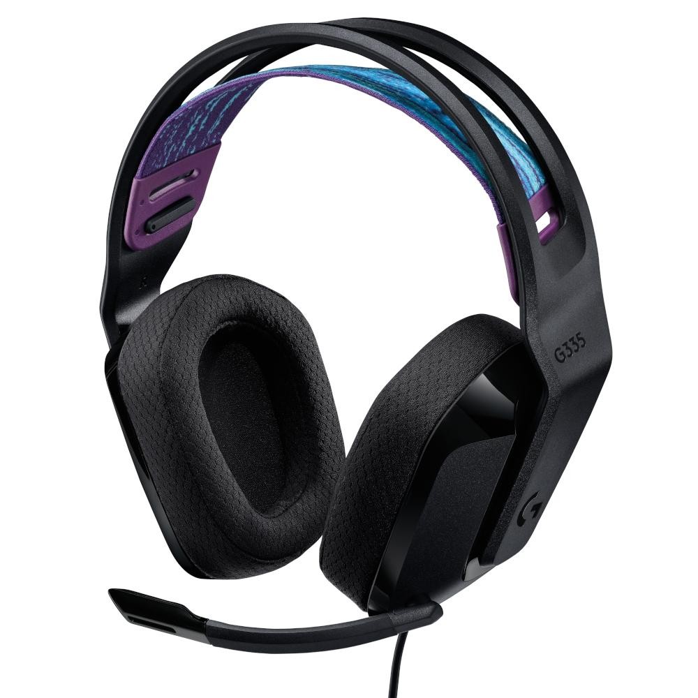 Headset Gamer Logitech G335 3.5mm Xbox PS4 PS5 PC Preto - 98 - Audio