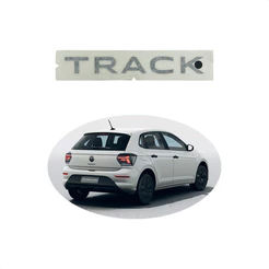 Letreiro Adesivo Tampa Traseira Polo Track Original Vw + Nf