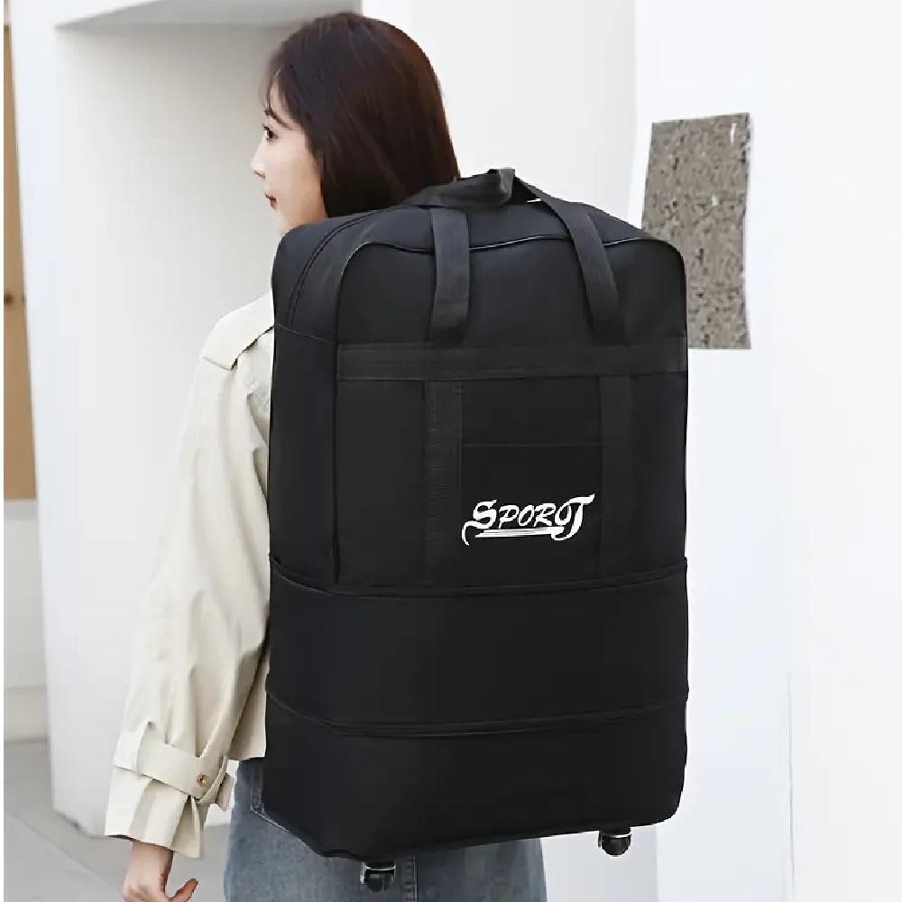 Mochila Expandível Impermeável com Rodinhas 3 Níveis