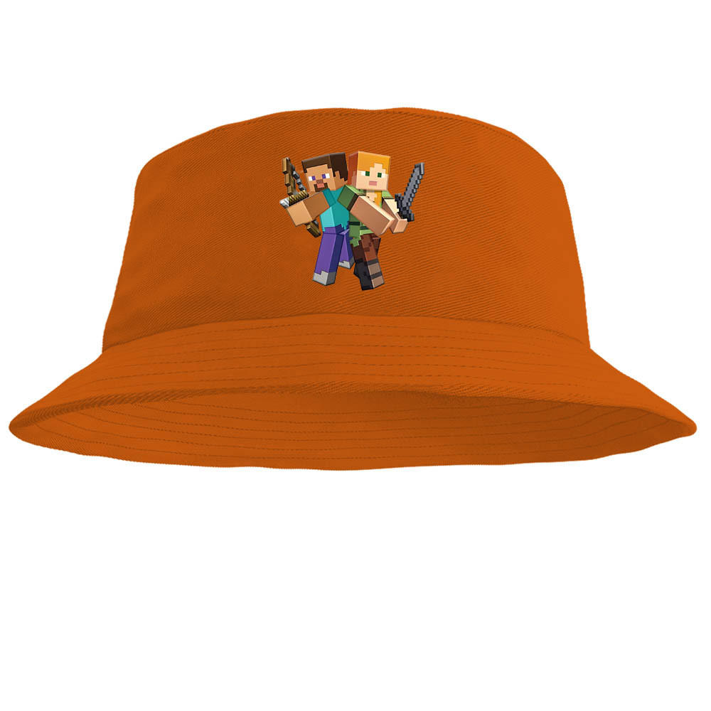 Chapéu Bucket Hat Unissex jogo MINE CRAFT — imagem 2 de 2