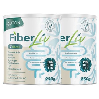 Kit 2x FiberLiv Prebiotic 7 Fibras 250g - Lauton em Oferta na Shopee