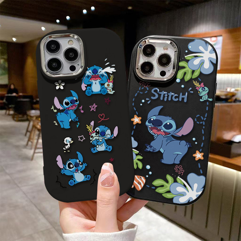 Capinha Capa silicone Anti-impacto Fosco Stitch malicioso para Moto E22 40 NRO G84 G22 G24 G60 G52 G53 G54 G42 E7 case