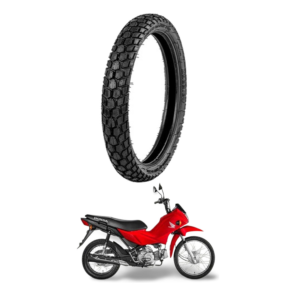 Pneu Dianteiro Moto 60/100 Aro 17 Maggion Mr7 Pop 100