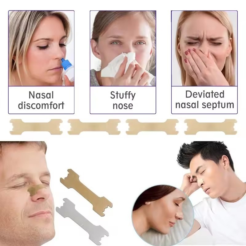 30 Unidades De Adesivo Nasal De Ventilação-Tiras Nasais De Respiração-De Nariz Para Parar De Roncar-Anti Ronco Mais Fáci — imagem 2 de 2