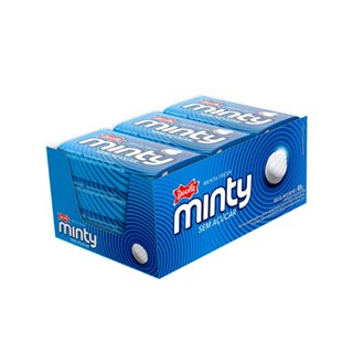 Caixa Pastilha Minty Menta Fresh Sem Açúcar Docile 9ltX21g