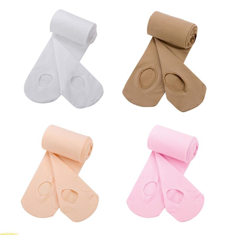 sunshineyy Meias-Calças Dança Conversíveis Transição Para Balé Cor Sólida Pernas em Oferta na Shopee