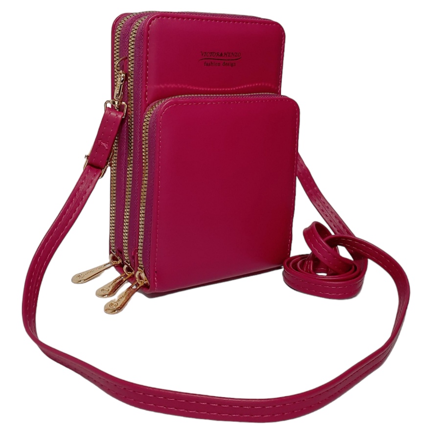 Bolsa Carteira Porta Celular C/3 Compartimento