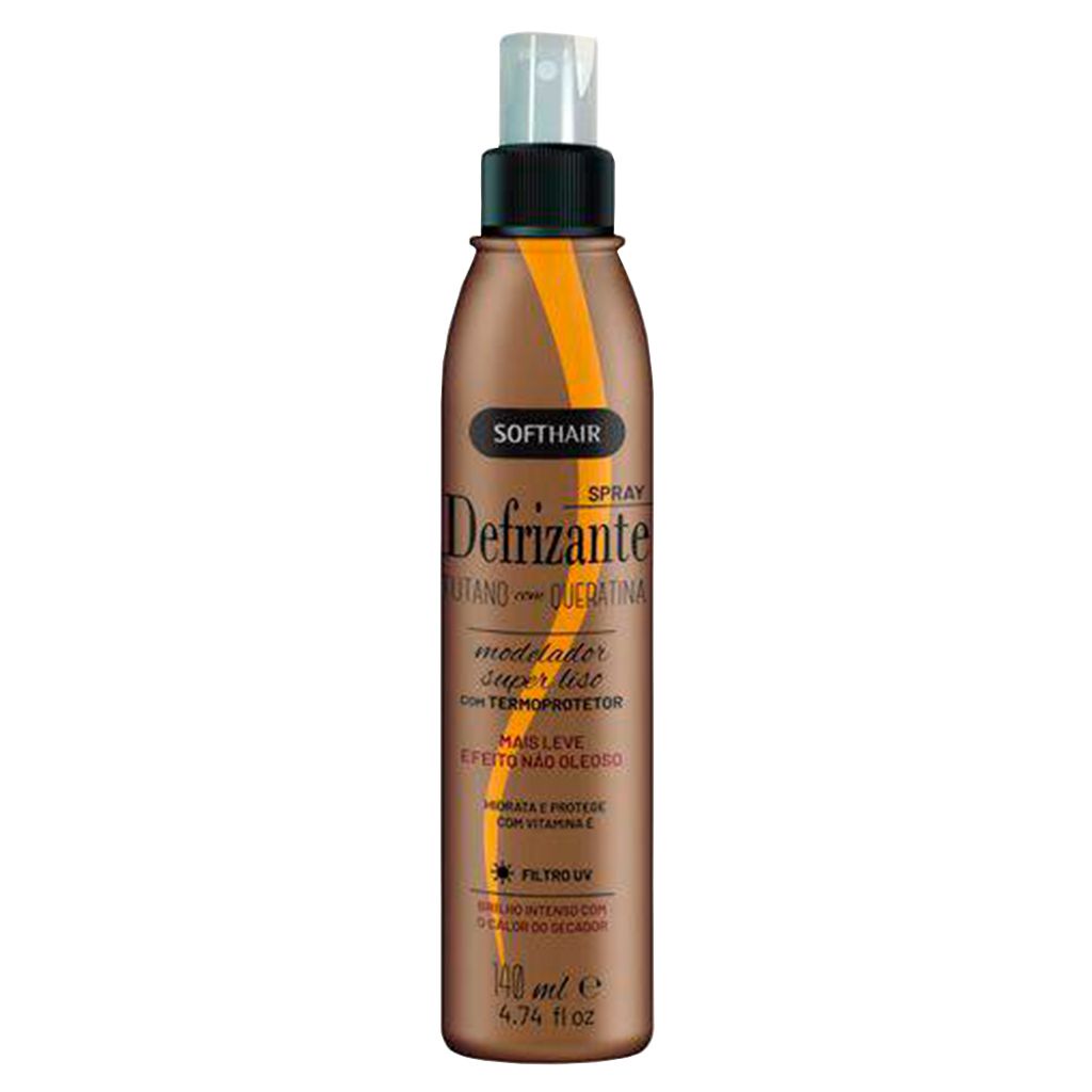 Defrizante Spray Soft Hair Tutano Queratina 140ml - Beauty