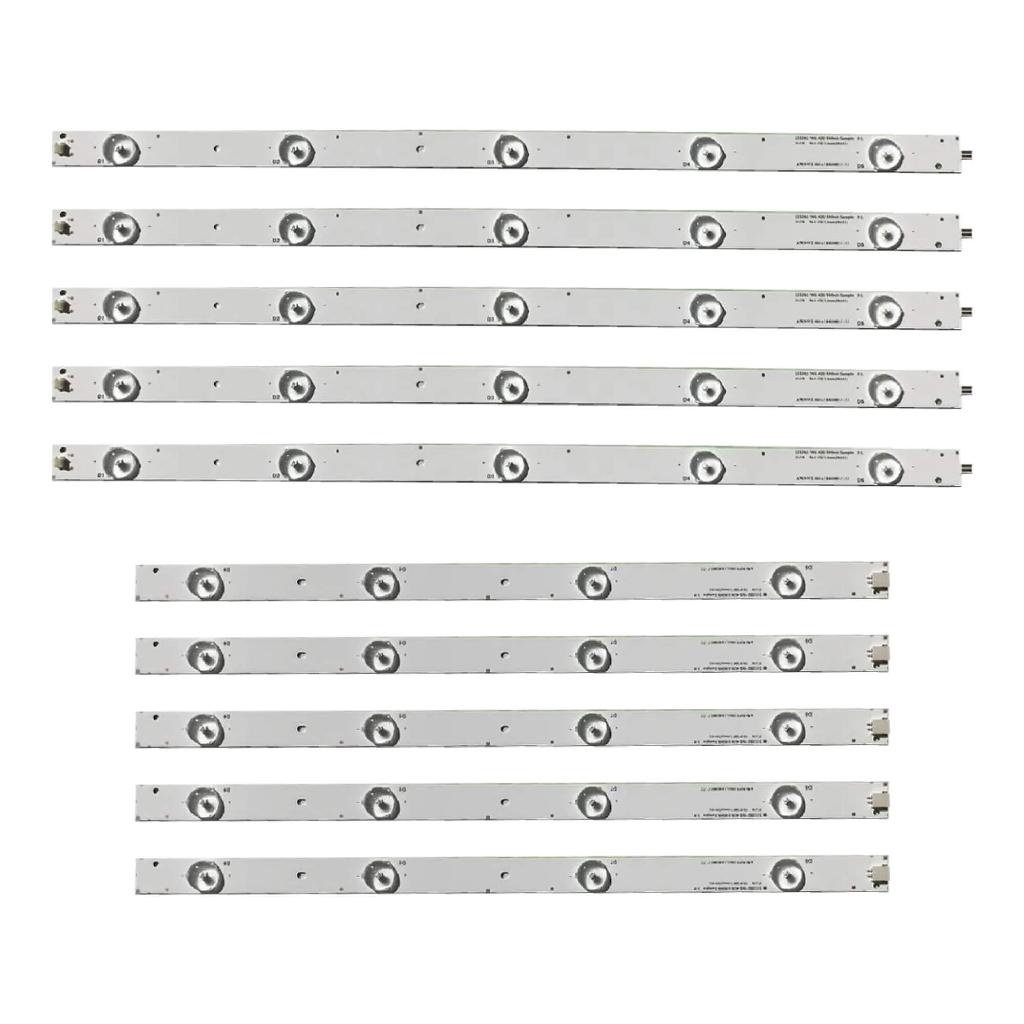 Kit Completo C/10 Barras De Led Tv Tc-42as610b Tc42as610
