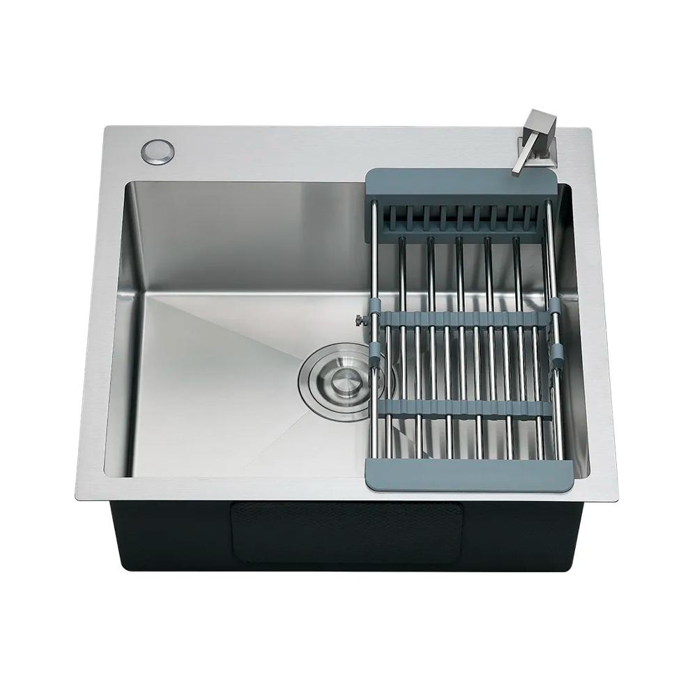 Cuba para cozinha gourmet pia aço inox com acessórios Corubos Pingoo