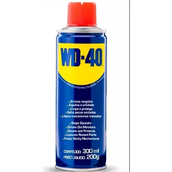 WD40 Spray Produto Multiusos - Desengripa Lubrifica 300ml