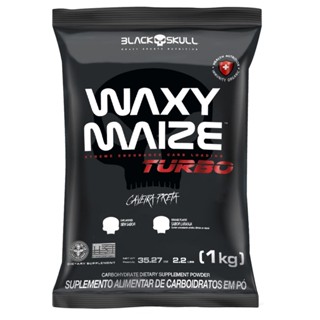 Waxy Maize Turbo Refil - 1kg Pré treino Waxymaize Black Skull