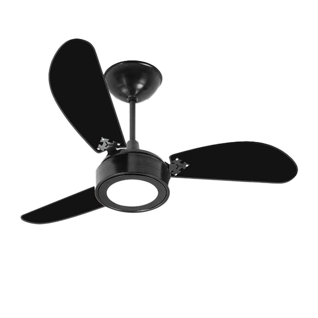 Ventilador de Teto New Light Led 6000k 3 Pas Preto 127v Ventidelta - Home Appliances