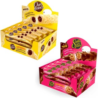 Chocolate Sonho de Valsa ou Ouro Branco Stick c/15 - Escolha seu Sabor