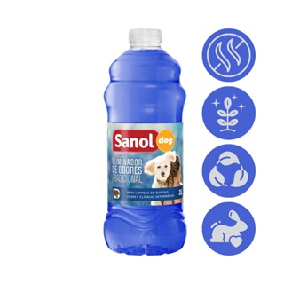 Eliminador De Odores Tradicional Sanol Dog 2lts