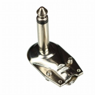 Kit 10 Unidades do Plug P10 Mono Metálico 90° em Oferta na Shopee