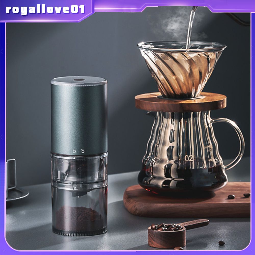 Moedor Moedor de grãos de café sem preocupações Moedor de café Operação mínima Utensílios de cozinha Moedor inteligente Moedor de grãos que economiza trabalho Moedor de café Royallove