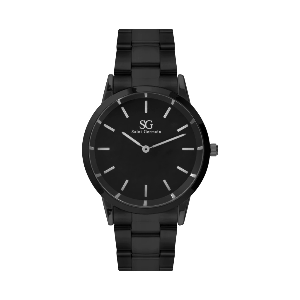Relógio Masculino Preto Saint Germain Belmont Full Black 40mm
