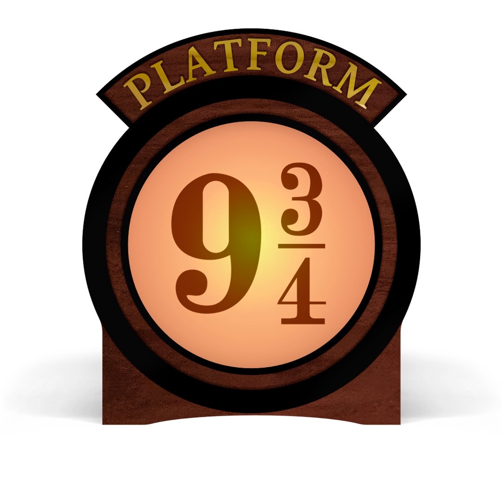 Luminária Circular Plataforma 9 ¾ Harry Potter em Oferta na Shopee