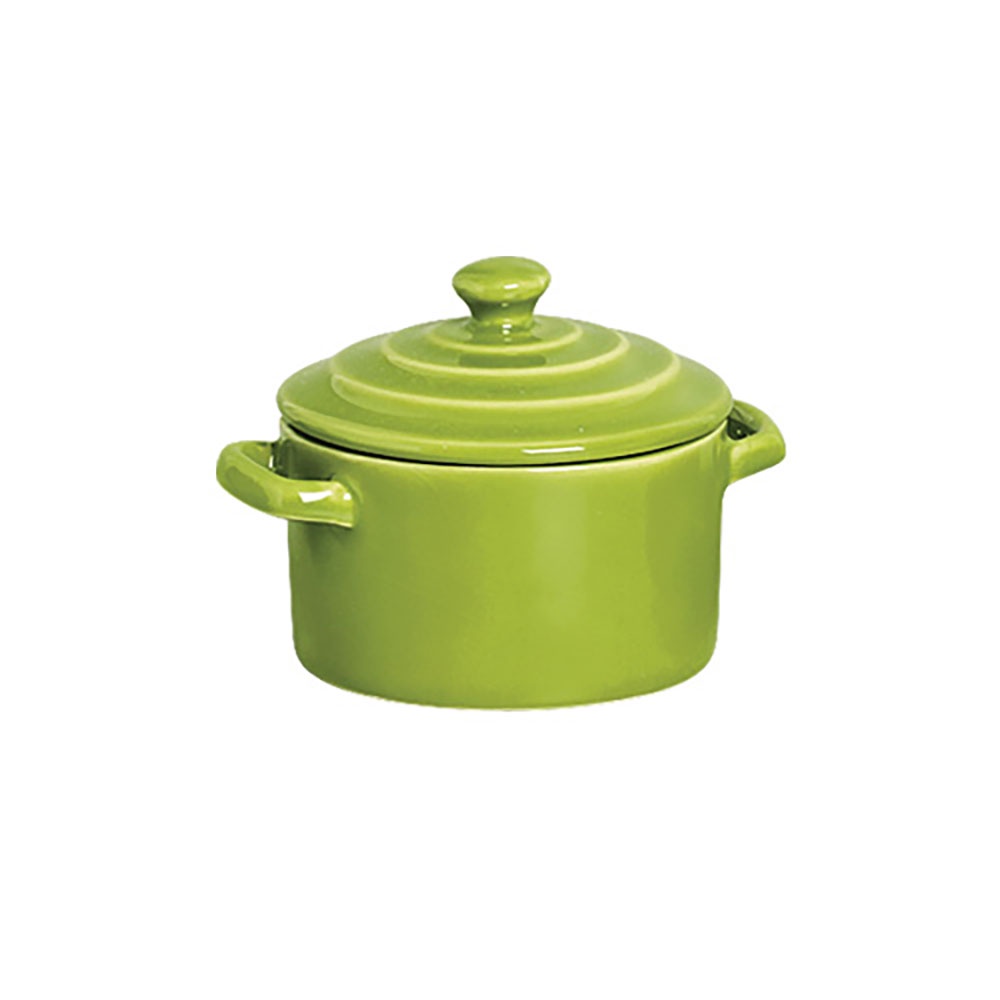 Mini Caçarola de Cerâmica c/Tampa Verde 250ml Scalla - Unid.