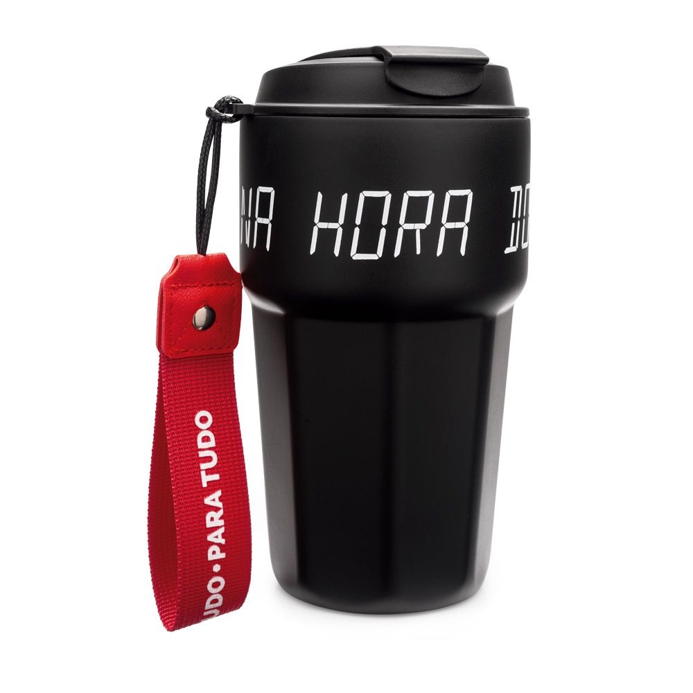 Copo termico com tampa hora do cafe - Imaginarium em Oferta na Shopee