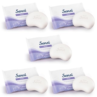 Kit de Sabonetes Hidratantes em Barra Sensi Algodão, 5 un Jequiti