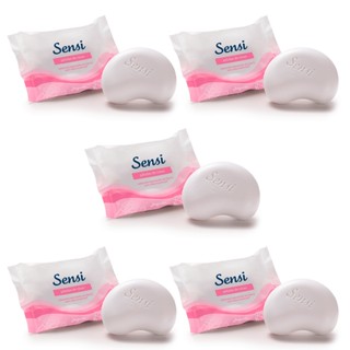 Kit de Sabonetes Hidratantes em Barra Sensi Pétalas de Rosas, 5 un Jequiti